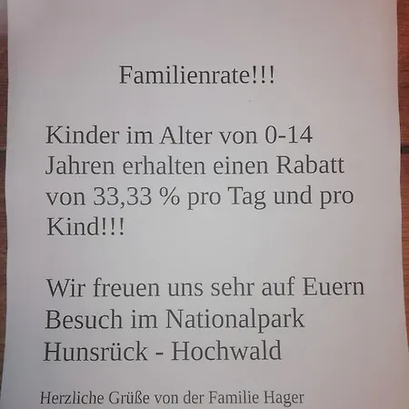 4 Sterne Ferienhaus Ambiente Hager Allenbach